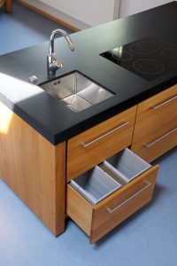 Kueche Ausstellungsraum natuerlich Daniels Schreinerei