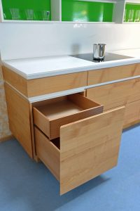 Kueche Ausstellungsraum natuerlich Daniels Schreinerei